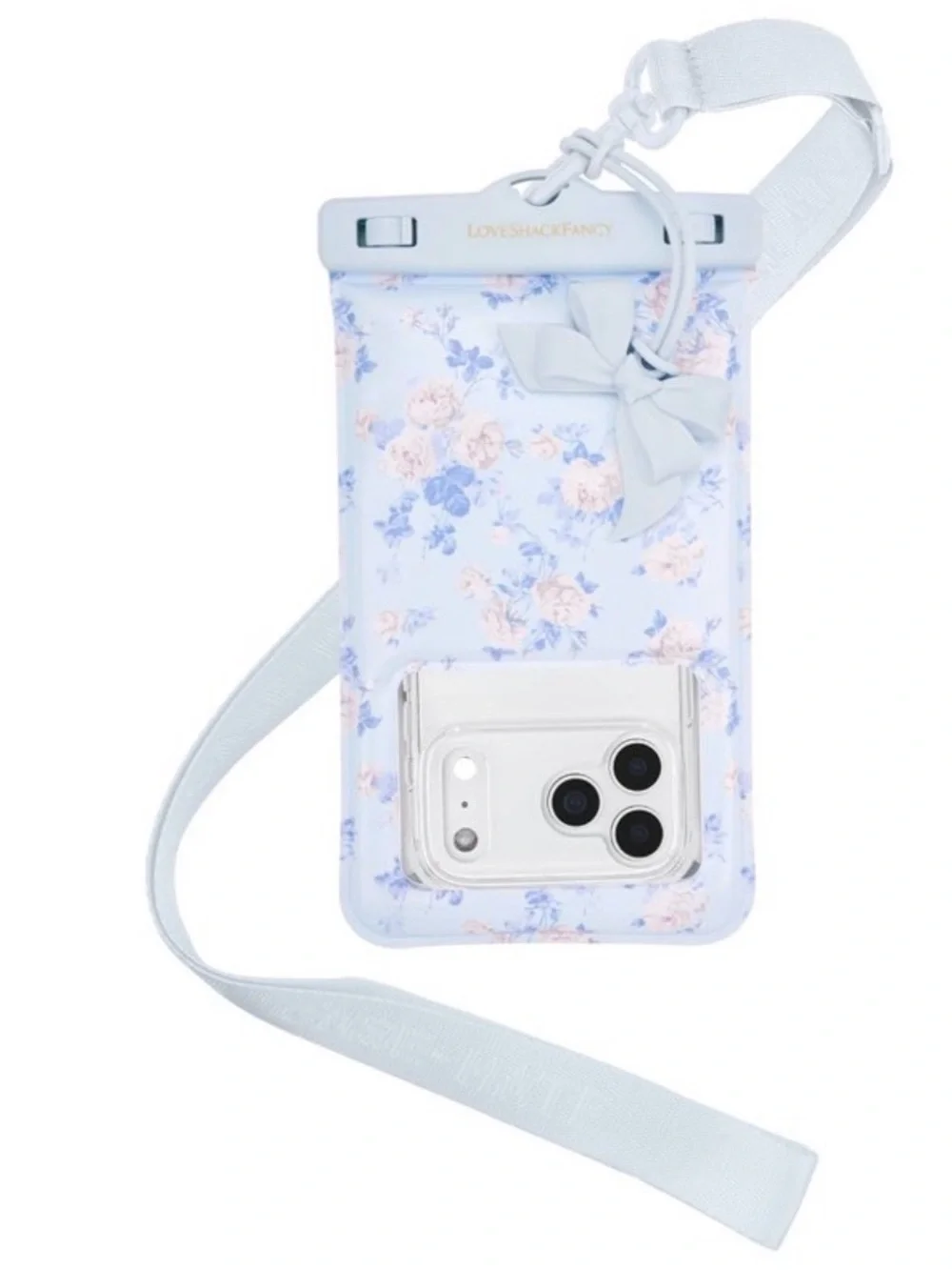 LoveShackFancy x Target - CaseMate Everblooming Rosettes Waterproof Phone Pouch